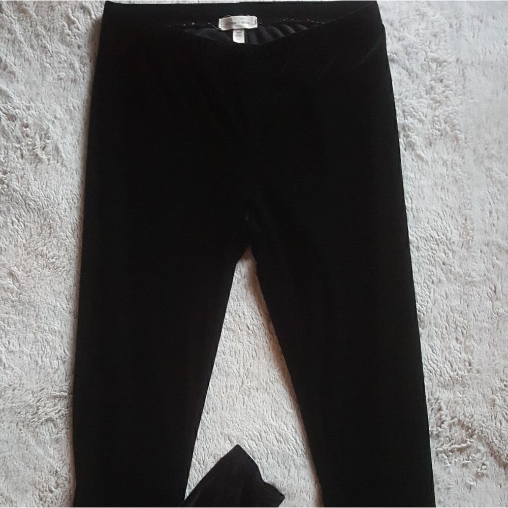 Urban Outfitters Leggings Silence & Noise Velour Soft Black Stretch Women Medium